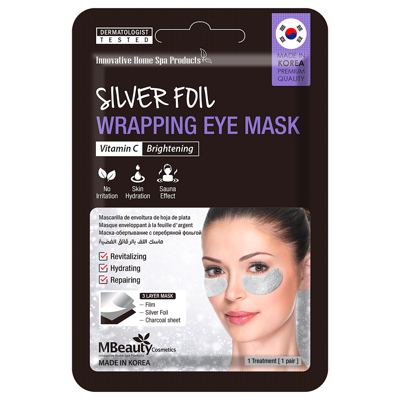 MASKA FOLIJA ZA OKO OČIJU SILVER 1PAR MB