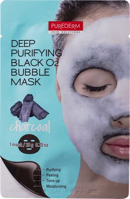 PUREDERM BLACK BUBBLE maska 20g