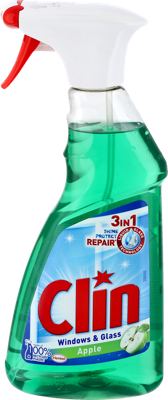 SREDSTVO ZA STAKLO PUMPICA JABUKA CLIN 500ML