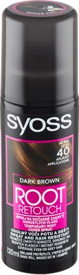 Syoss root retouch. tamnosm. sprej 120ml
