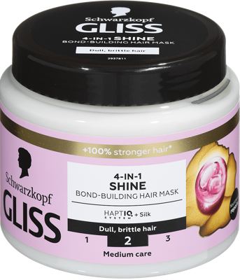 MASKA ZA KOSU GLISS U TEGLICI SHINE 400ML HENKEL