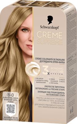 FARBA ZA KOSU 8-0 NATURAL BLONDE CREME SUPREME
