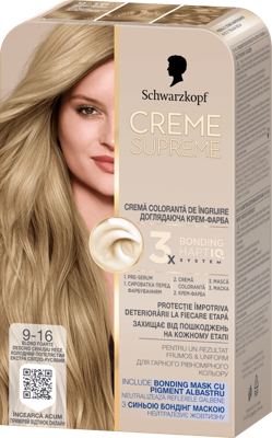 FARBA ZA KOSU 9-16 LIGHT BLONDE CREME SUPREME