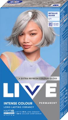 LIVE METALLIC SILVER U71 boja za kosu