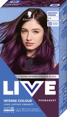 LIVE AMETHIYST CHROME U69 boja za kosu