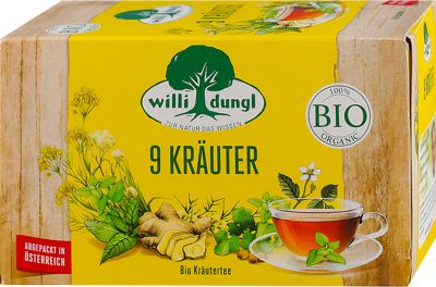 ČAJ ORGANSKI 9 VRSTA BILJA 40GR WILLI DUNGL