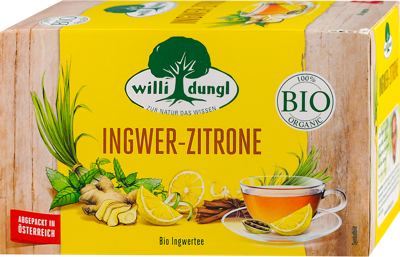 ČAJ ORGANSKI ĐUMBIR LIMUN 36GR WILLI DUNGL