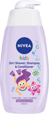 KUPKA I ŠAMPON BABY ROZE NIVEA 500ML