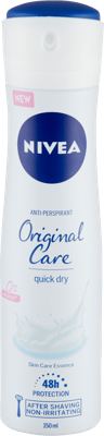 DEO SPRAY NIVEA ORIGINAL CARE WOMEN 150ML BEIERSDORF