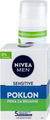 BALZAM POSLE BRIJANJA SENS. NIVEA 100ML+PENA 200ML