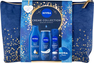 Set NIVEA W Creme Collection Bag (bodymilk400ml+sg250ml+deo150ml+creme75ml)