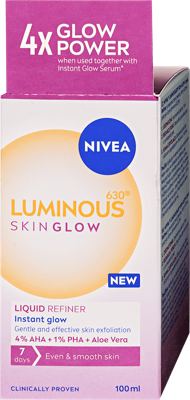 NIVEA LUMINUS SKIN GLOW teč piling 100ml