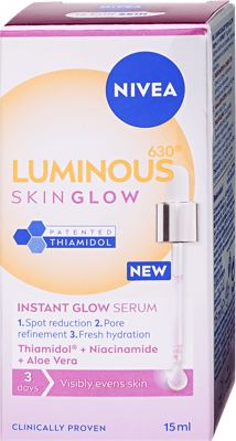NIVEA LUMINUS SKIN GLOW serum/ lice 15ml