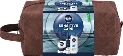 Set NIVEA M Sensitive Care neseser (aftershave+deo150ml+sg250ml)
