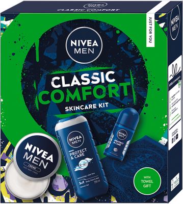 Set NIVEA M Classic Comfort(sg250ml+rollon50ml+creme+peskir)