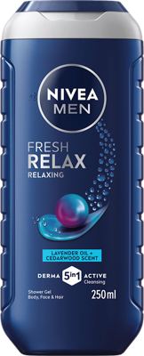 NIVEA MEN tuš/gel FRESH RELAX 250ml