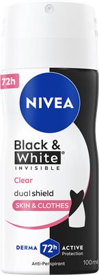 NIVEA deo sprej b&w clear 100ml