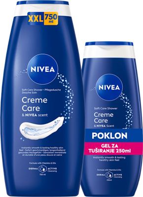 NIVEA tuš gel Creme Care 750+250ml