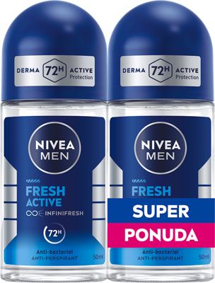 NIVEA MEN roll-on fresh 50ml+50ml