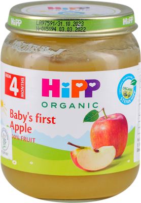 HIPP KAŠICA-PRVA JABUKA ZA ODOJČAD 4M+ 125 G