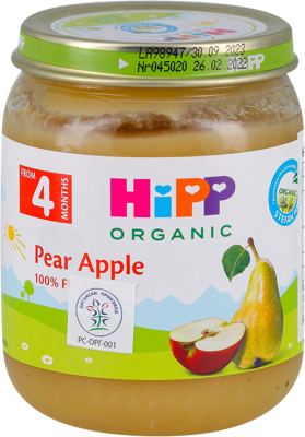 Hipp jabuka sa kruskom 125g 4M+ Mercata VT