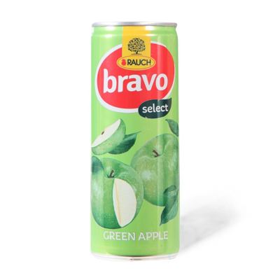 0.25L BRAVO SOK >50%-ZEL. JABU.
