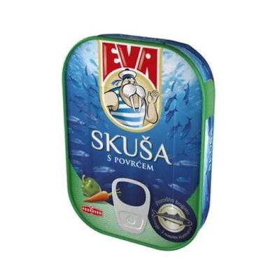 Skuša Sa Povrćem U Umaku Eva 115 g