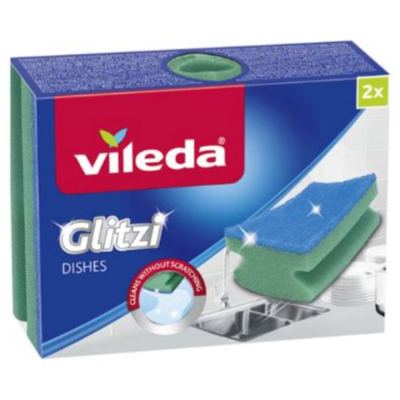 VILEDA GLITZI TEFLON 2/1 ABRAZ.SPUŽ
