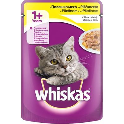 HRANA ZA MACKE PILE. U ZELEU 100g WHISKAS