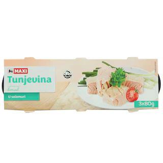Tuna komadi u salamuri Fish Market 3x80g