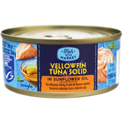 Tuna fileti u ulju YF Fish Market 160g