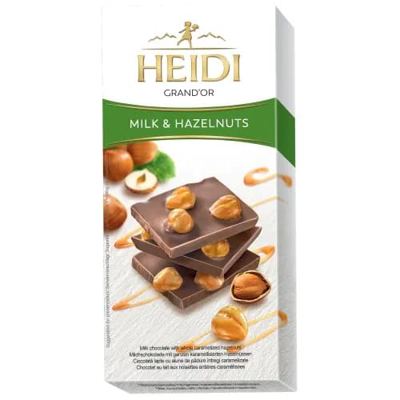 ČOKOLADA GRA OR MILK HAZ 100G HEIDI