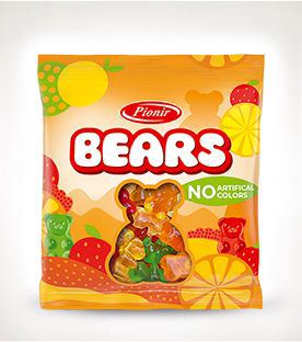 Bombone gumene Bears Kitbis 100g