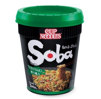 NUDLE SOBA TERIYAKI 90G NISSIN