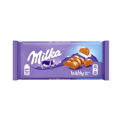 Milka čokolada mliječna bubbly 90 g