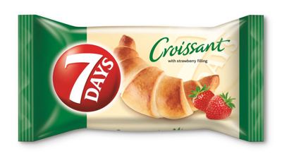 7DAYS CROISSANT WITH STRAWBERRY FILLING 60G