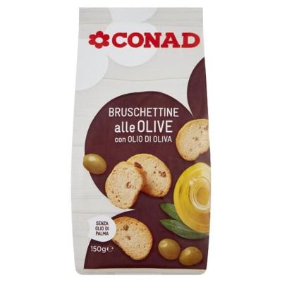 BRUSKETI SA MASLINAMA CONAD 150G