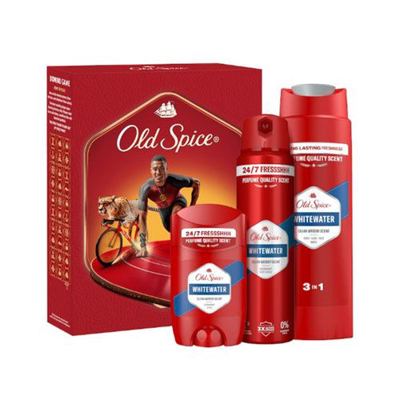 SET OLD SPICE IRON WHITE ST+SP+SG