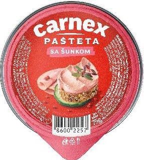 PASTETA SA SUNKOM CARNEX 75G - CARNEX --
