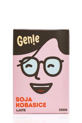 SOJA KOBASICE LJUTE 200GR GENIE