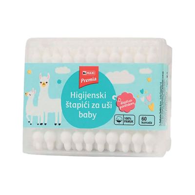 Stapici za usi baby Maxi 60 kom