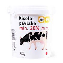 Kisela pavlaka 20%mm Maxi 700g