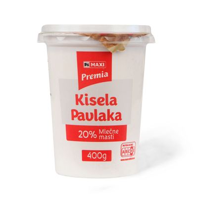 Kisela pavlaka 20%mm Maxi 400g