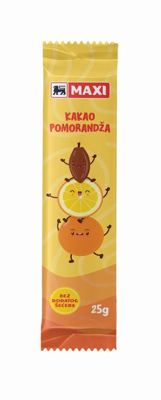 Bar kakao & pomorandza Maxi 25g