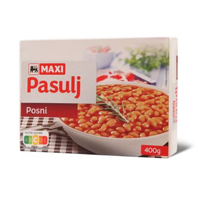 Posni pasulj Maxi 400g