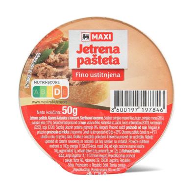 Pasteta jetrena Maxi 50g