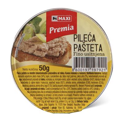 Pasteta pileca Maxi 50g