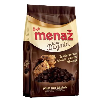 Coko dugmici MENAZ crna cokolada 0120 Stark