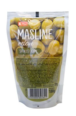 MASLINE ZELENE SK 180G K PLUS