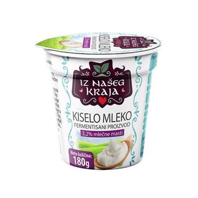 KISELO MLEKO 3.2%MM 180G IZ NAŠEG KRAJA